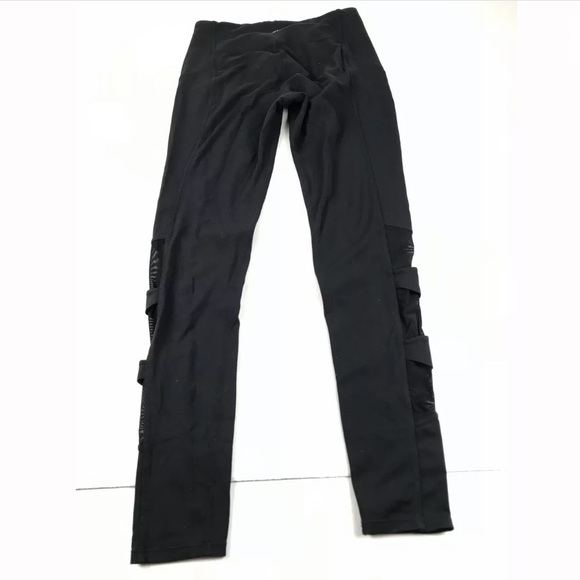 Athleta High Rise Black Mesh Tight Leggings SZ S - Picture 5 of 5